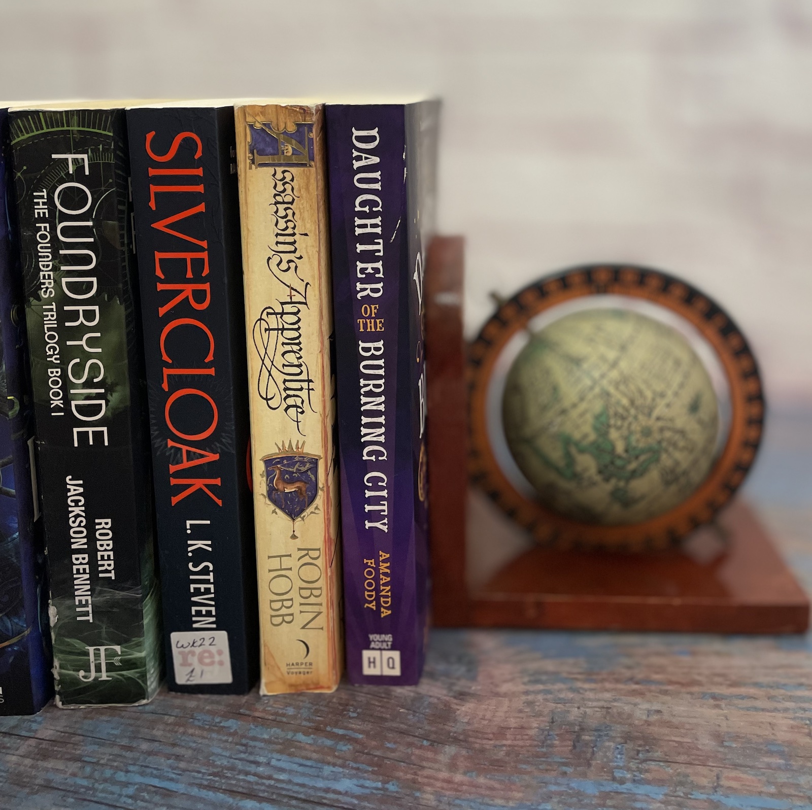 A selection of fantasy fiction titles