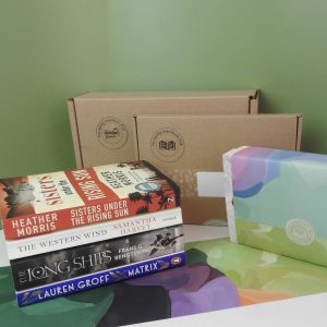 A stack of history titles