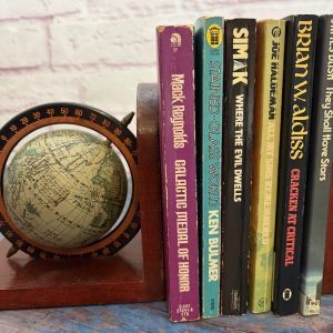 A selection of vintage science fiction novels
