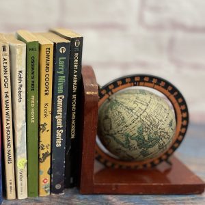 A selectio of vintage science fiction novels